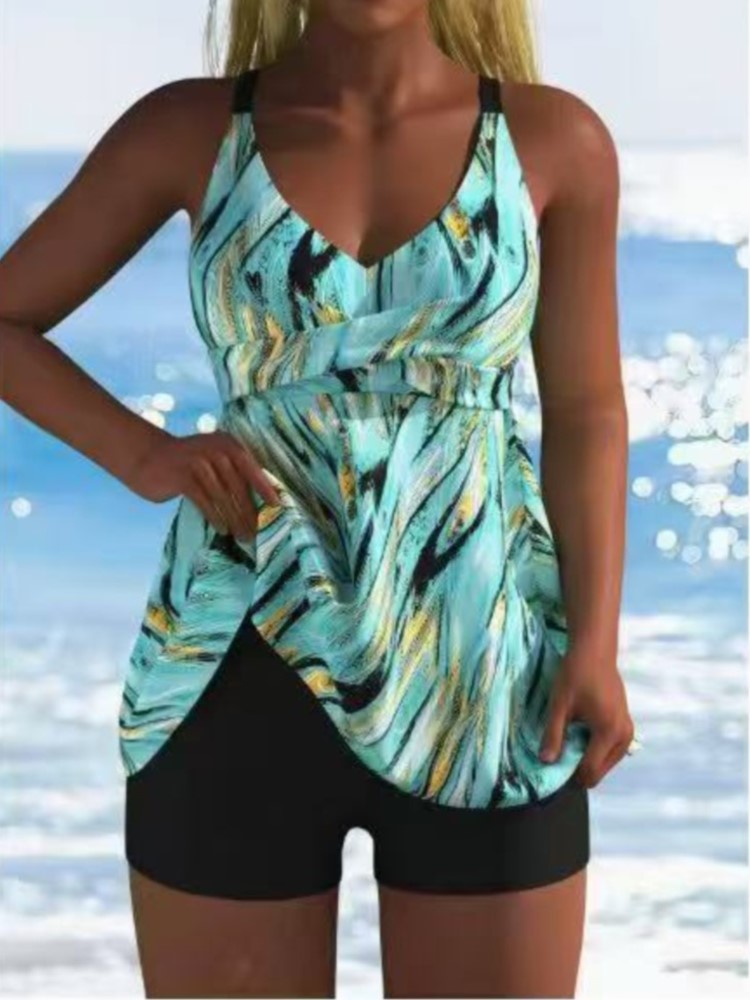 Womens Suit - Nieuwe Hoge Taille Badmode Tankini Set