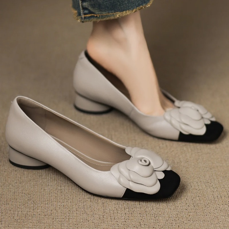 Womens Heels - Plus size 34-41 vrouwen schapenvacht mix