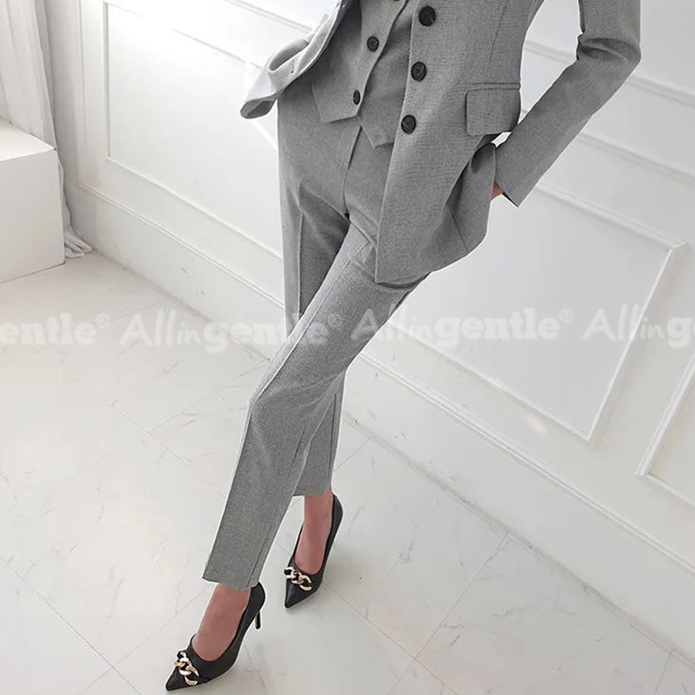 Womens Blazer - Allingentle op maat gemaakte damesbroekpakken 3-delig