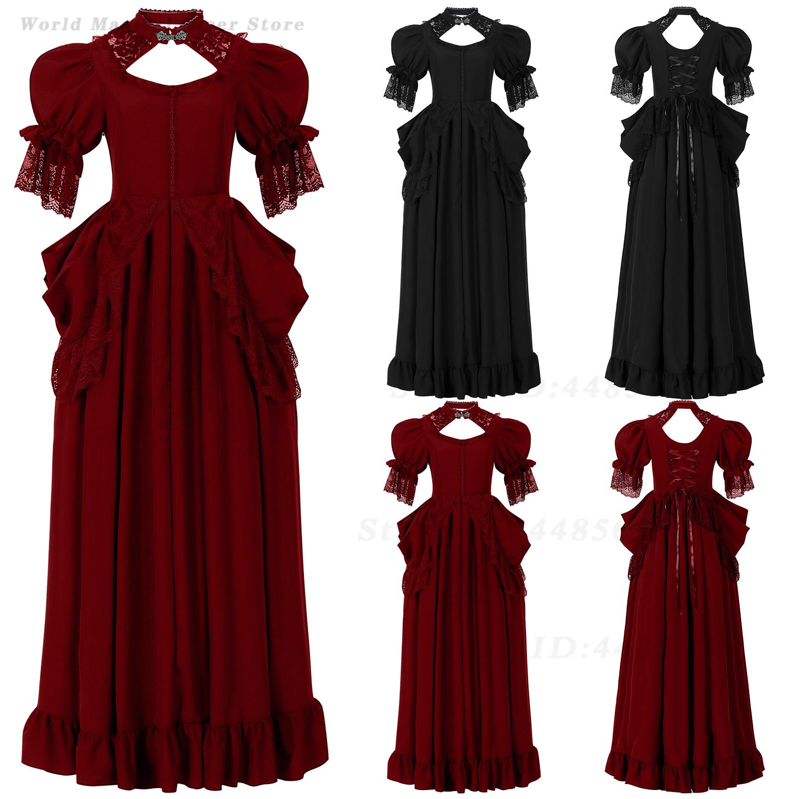 Evening Gown - Dames Vintage Noble Avondjurk, Renaissance Koninklijke