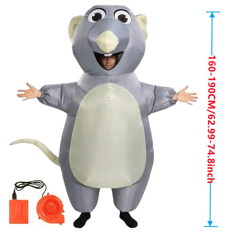 Opblaasbaar cartoonmuiskostuum - Womens Suit recensie en prijs