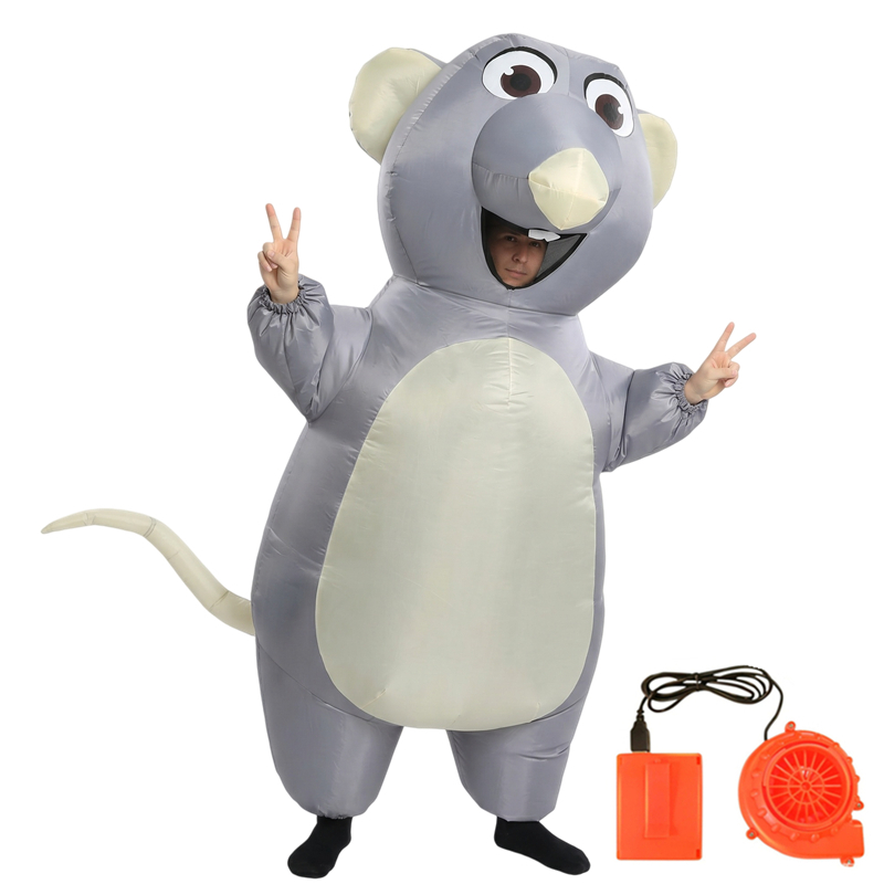 Opblaasbaar cartoonmuiskostuum - Womens Suit recensie en prijs