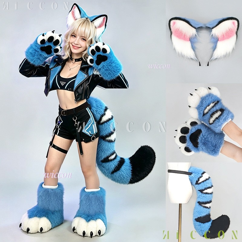 Derpyy Blue Tiger Fursuit Oren - Formal Dress recensie en prijs