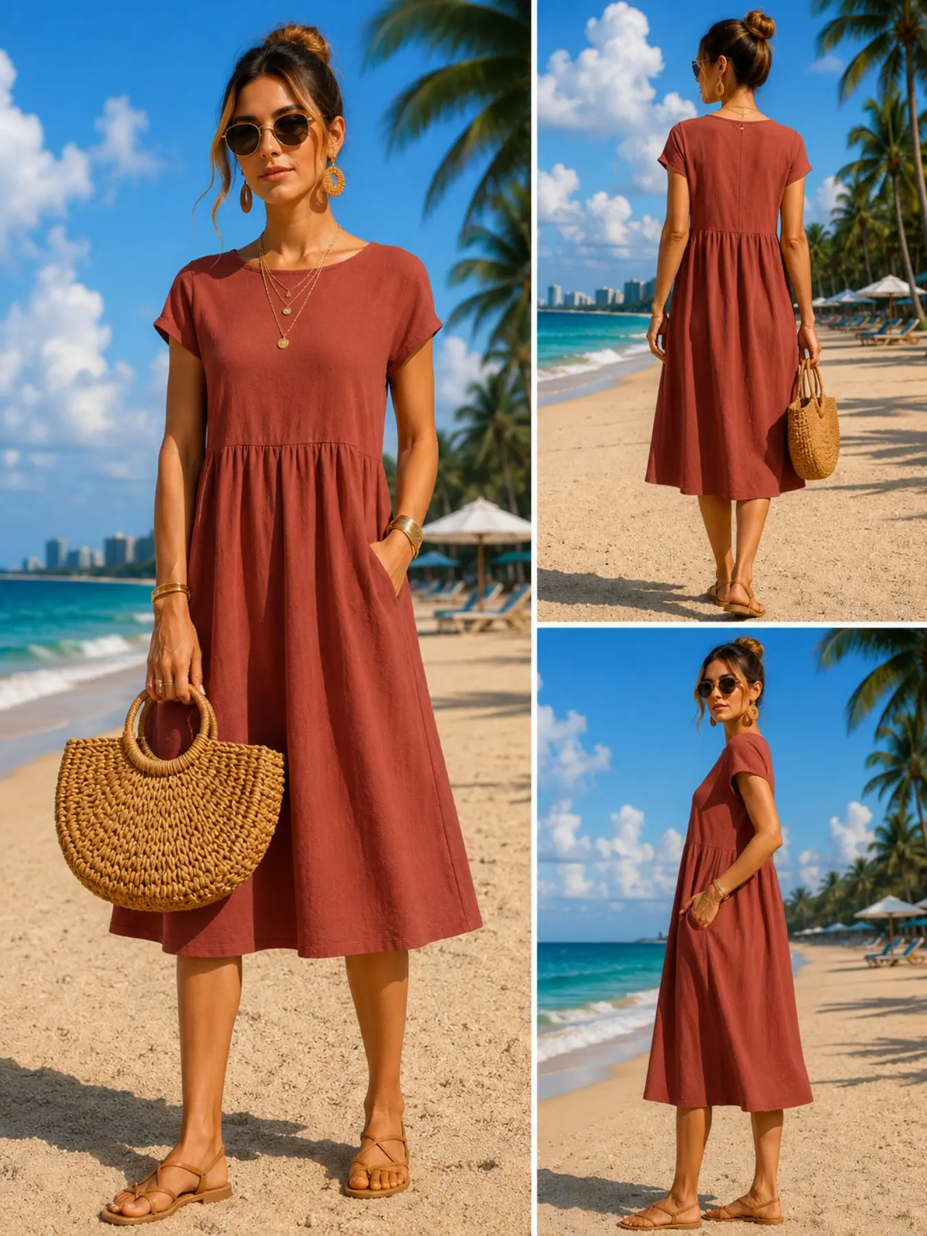 Damesmode: casual midi-jurk me - Midi Dress recensie en prijs